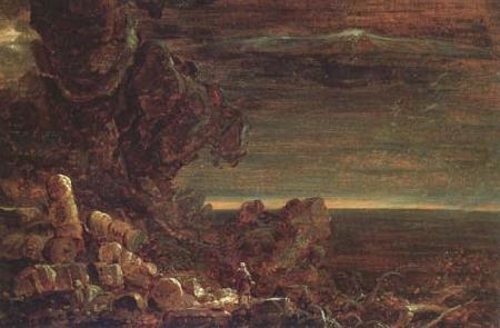 Thomas Cole The Pilgrim of the World at the End of His Journey (mk13) Germany oil painting art